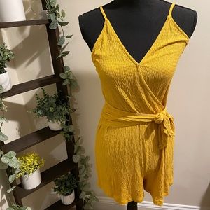 Yellow summer romper